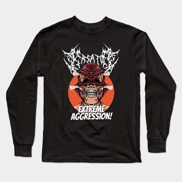 Kreator - Extreme Aggresion // Artwork in Album Fan Art Design Long Sleeve T-Shirt by Liamlefr